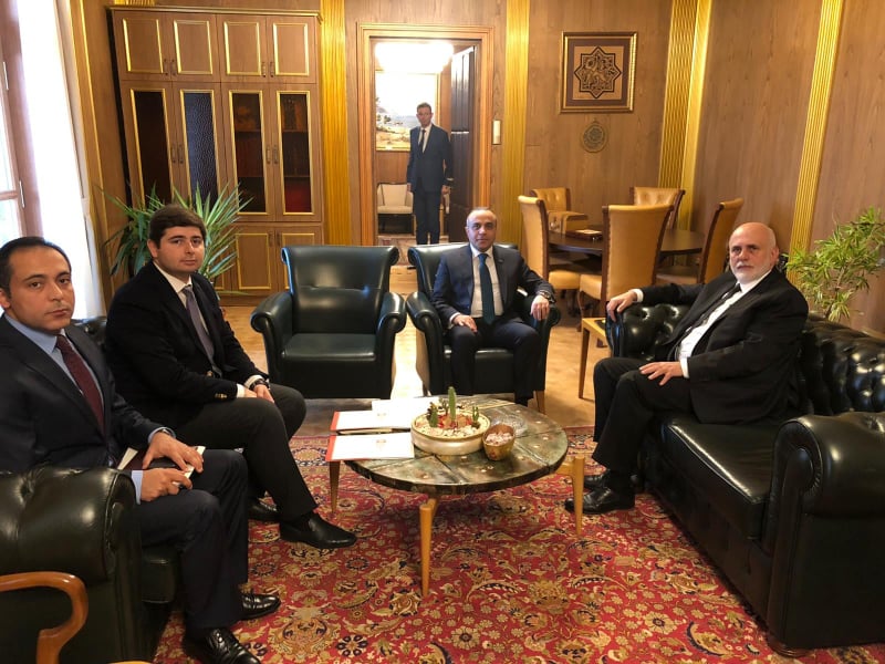 Azay Quliyev Türkiyə parlamentinin vitse-spikeri ilə görüşüb – FOTO