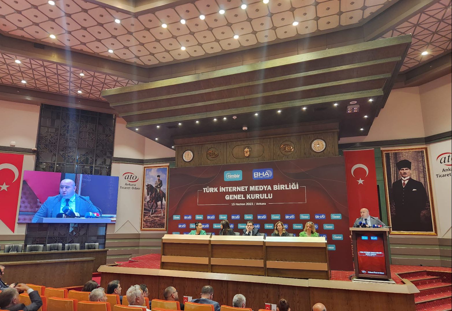 Türk İnternet Media Birliyinin (TİMBİR) Ankarada Birinci Qurultayı keçirilib